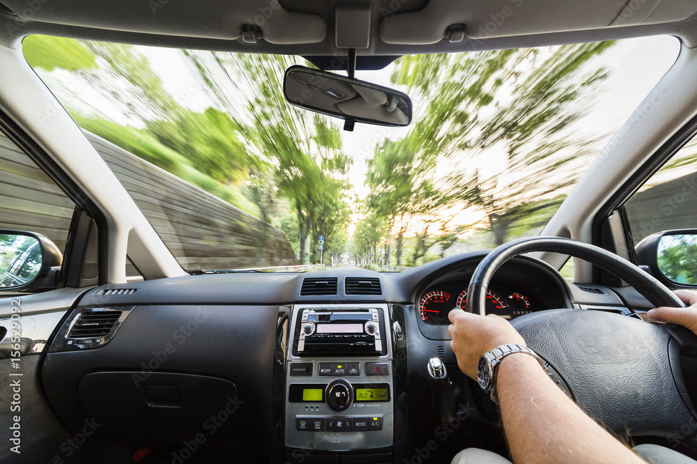 運転席からの風景