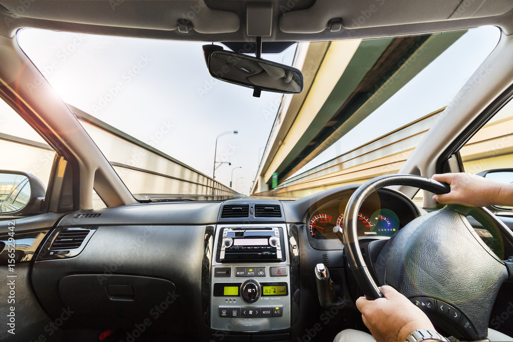 運転席からの風景