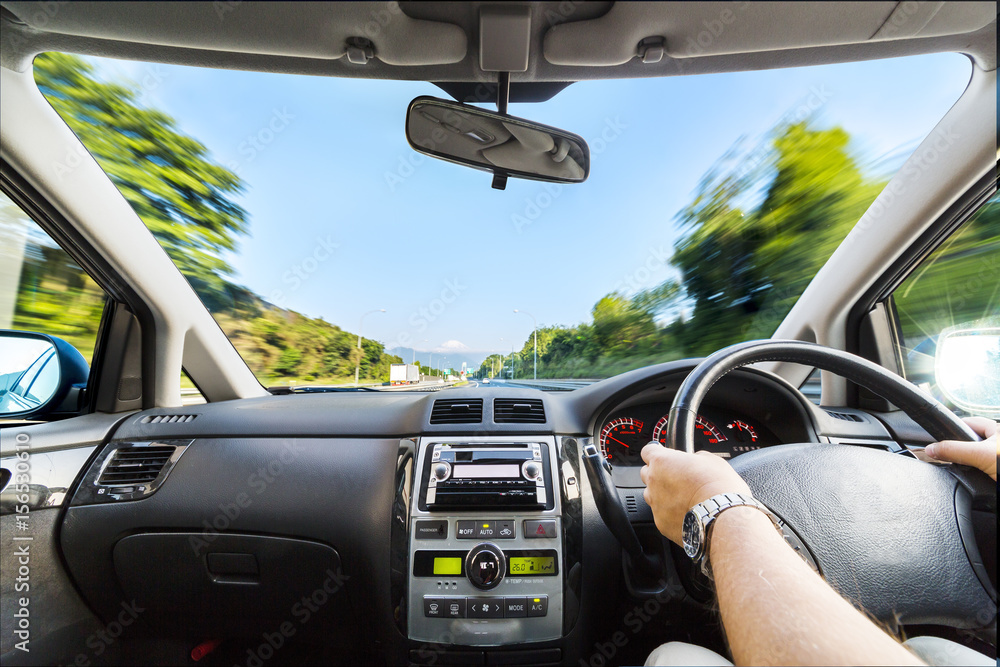 運転席からの風景