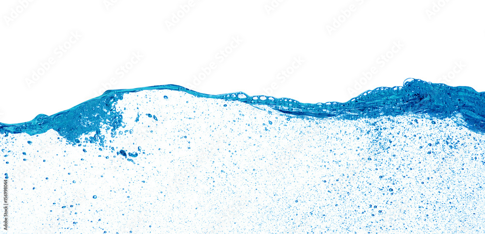 Water splash isolated