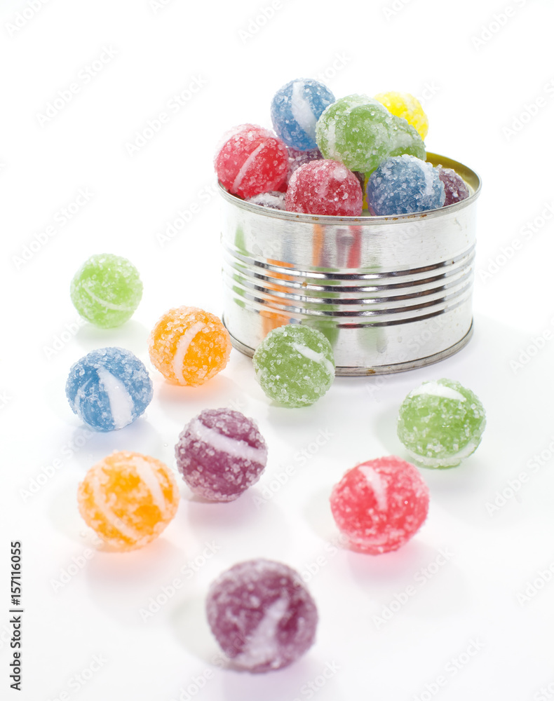 Close - up Group of Sweet sugar candy