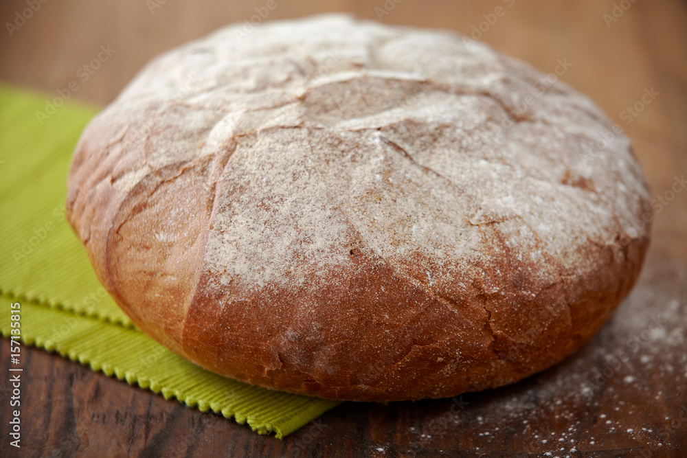 freshly baked bread