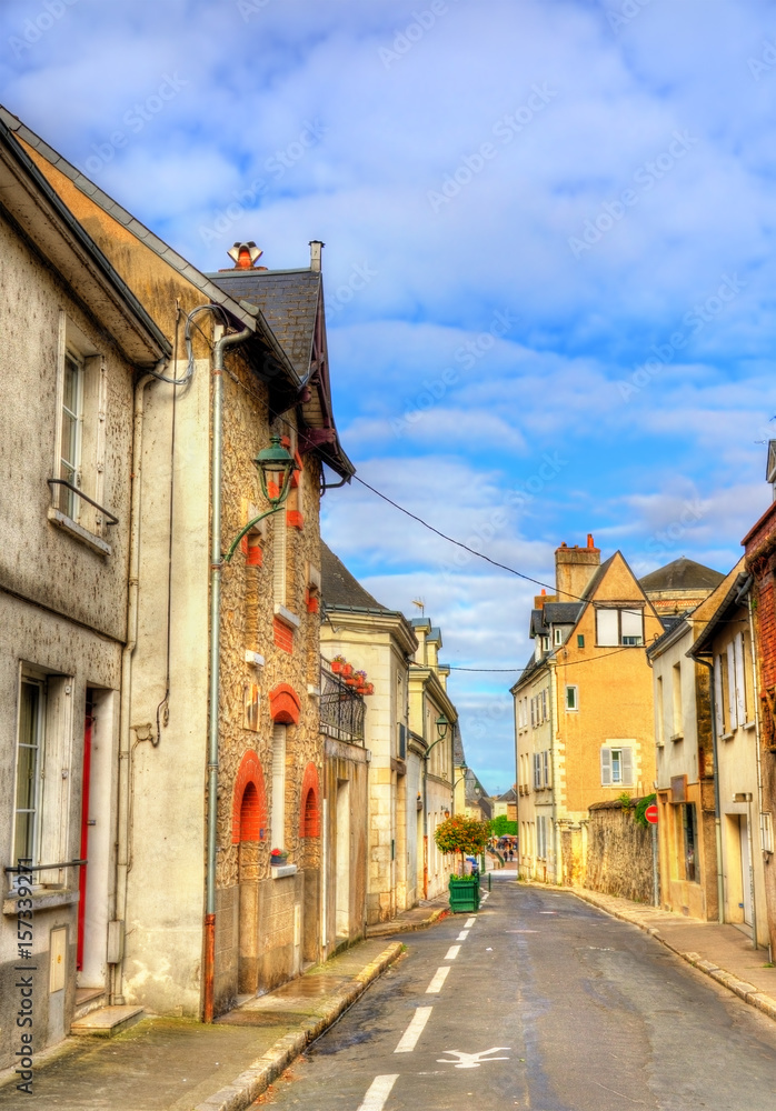 Street in the old town of Amboise, France