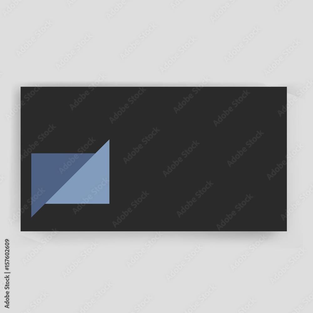 Business card vector illustration information contact