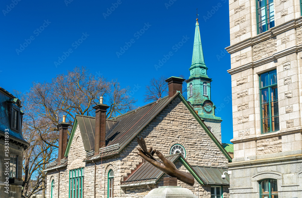 Buildings in the old town of Quebec City, Canada