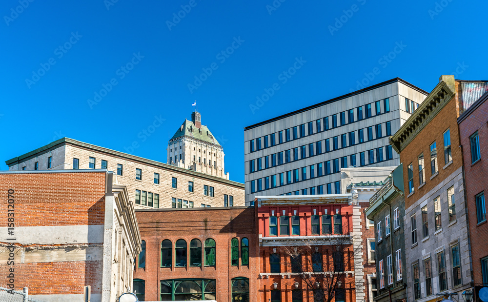 Buildings in the old town of Quebec City, Canada