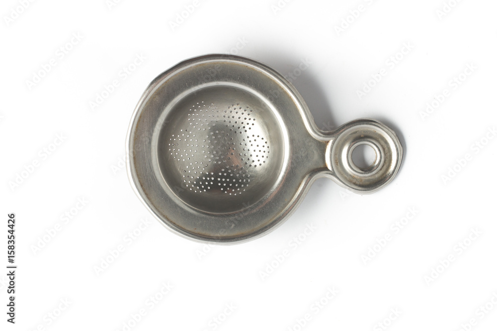 Old Aluminum Silver Sieve