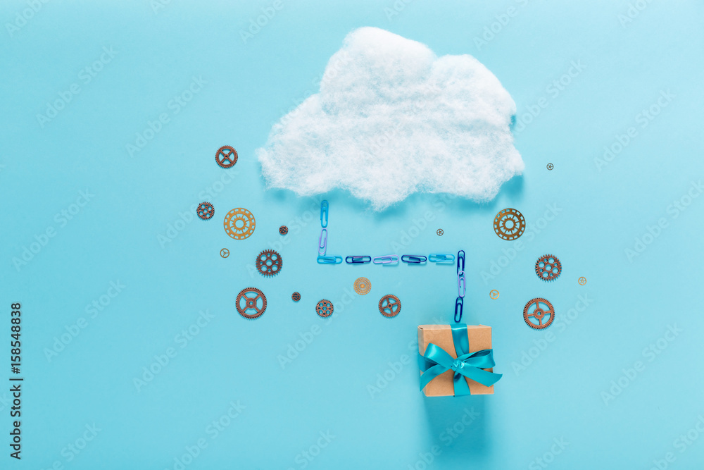 Cloud computing concept image