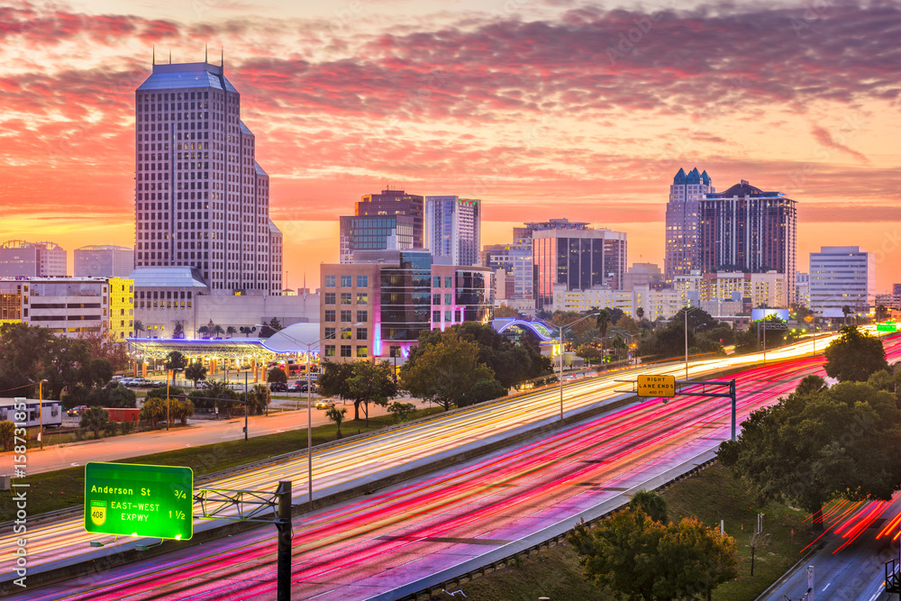 Orlando, Florida, USA Skyline.