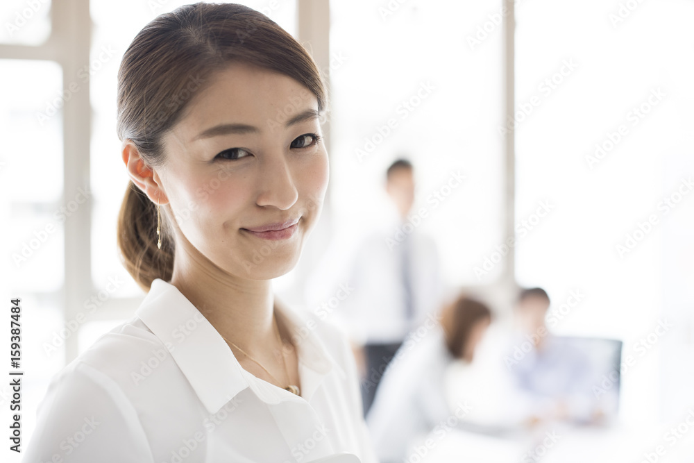 Beautiful Asian womens portrait