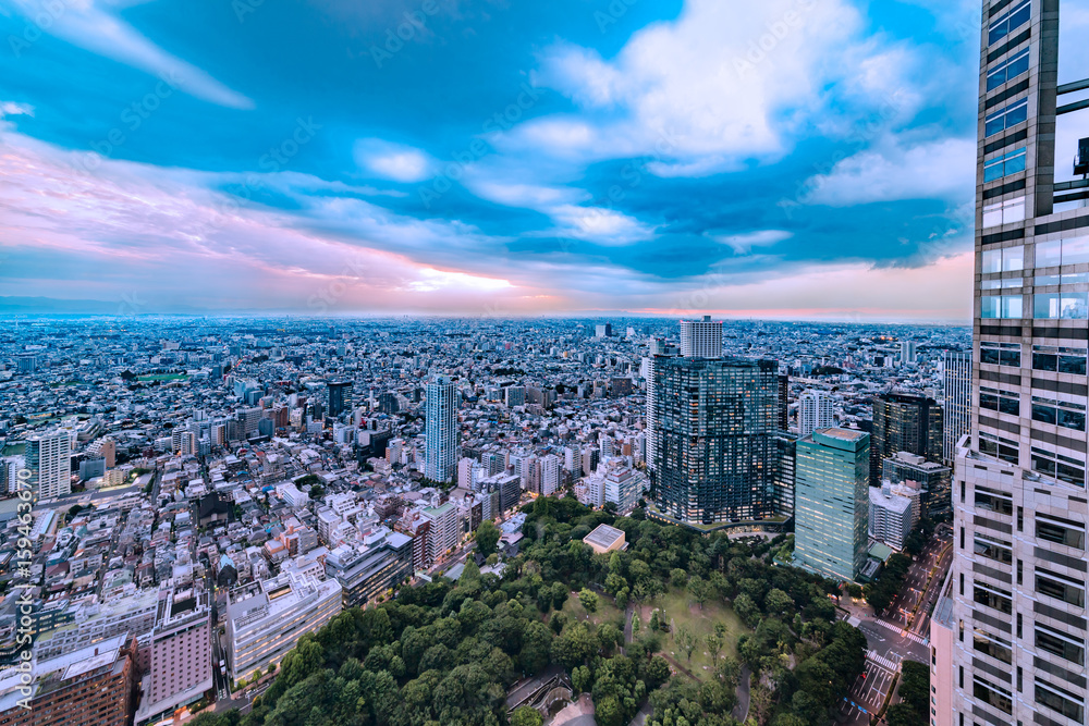 東京の空