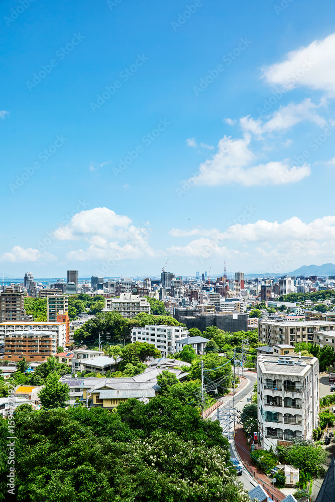 都市風景　福岡