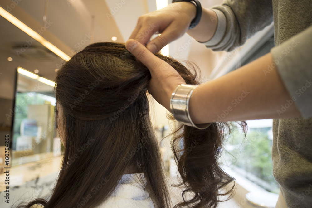 Hairdressers have set up womens hair