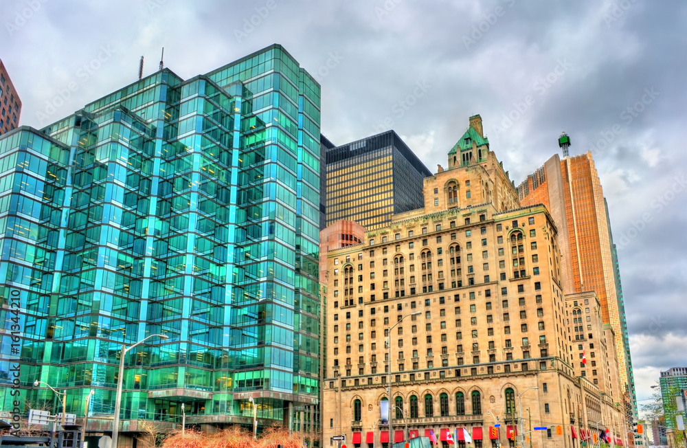 Buildings in downtown Toronto, Canada