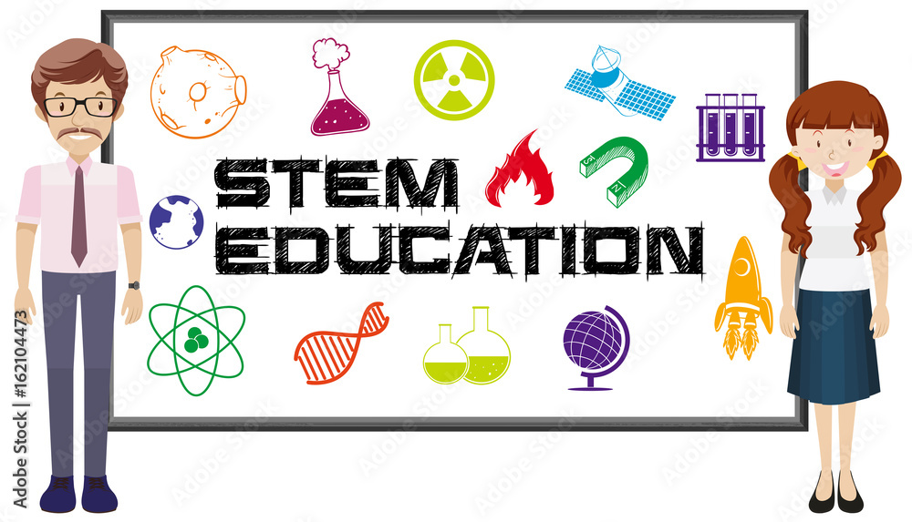 教师和stem教育在船上