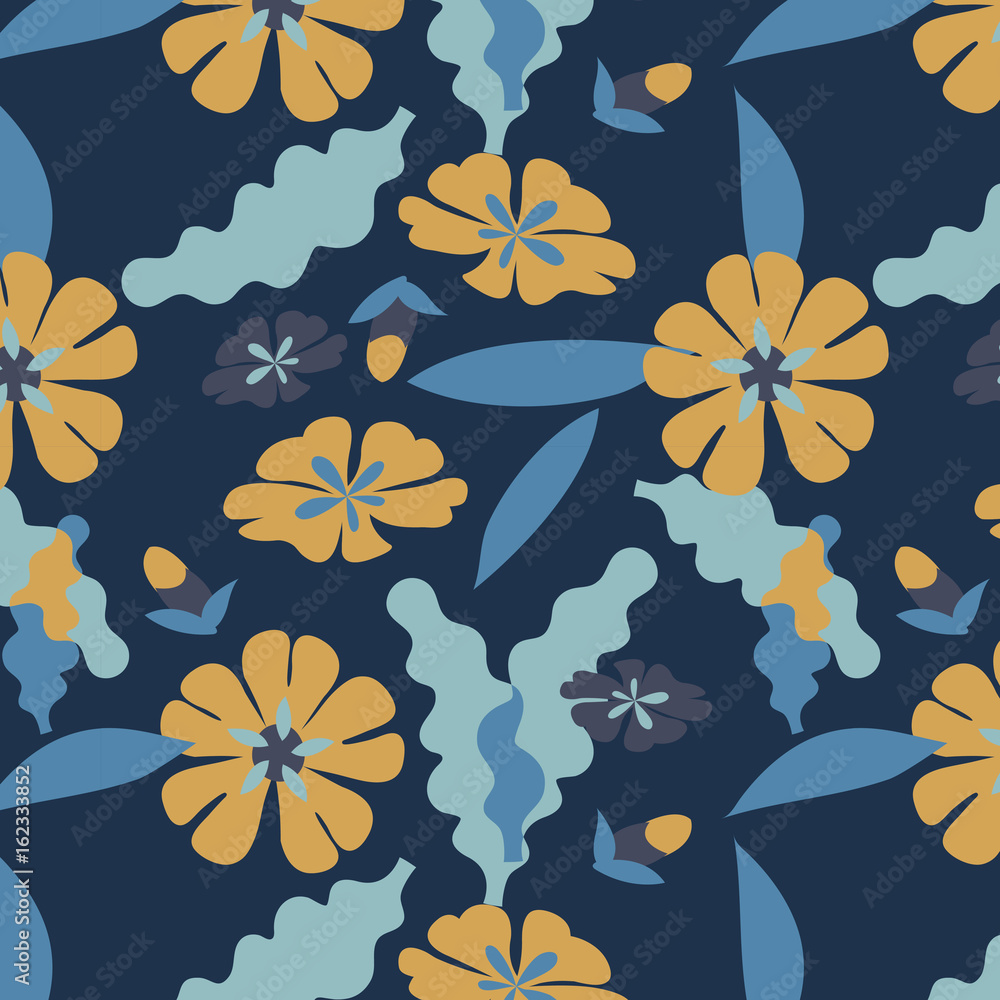 Floral Vector Pattern Design Illustration