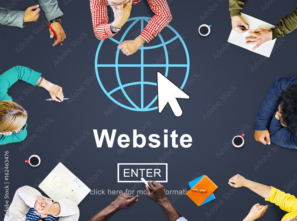 Web Website WWW Browser Internet Networking Concept