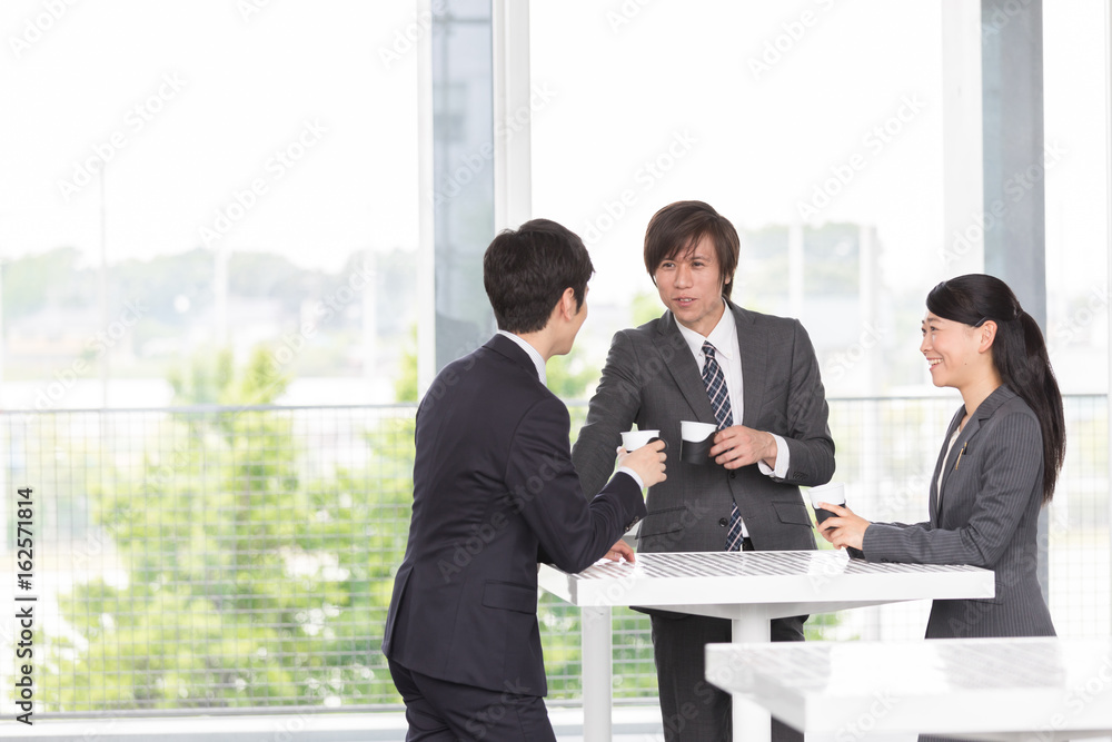 portrait of asian businessteam in office