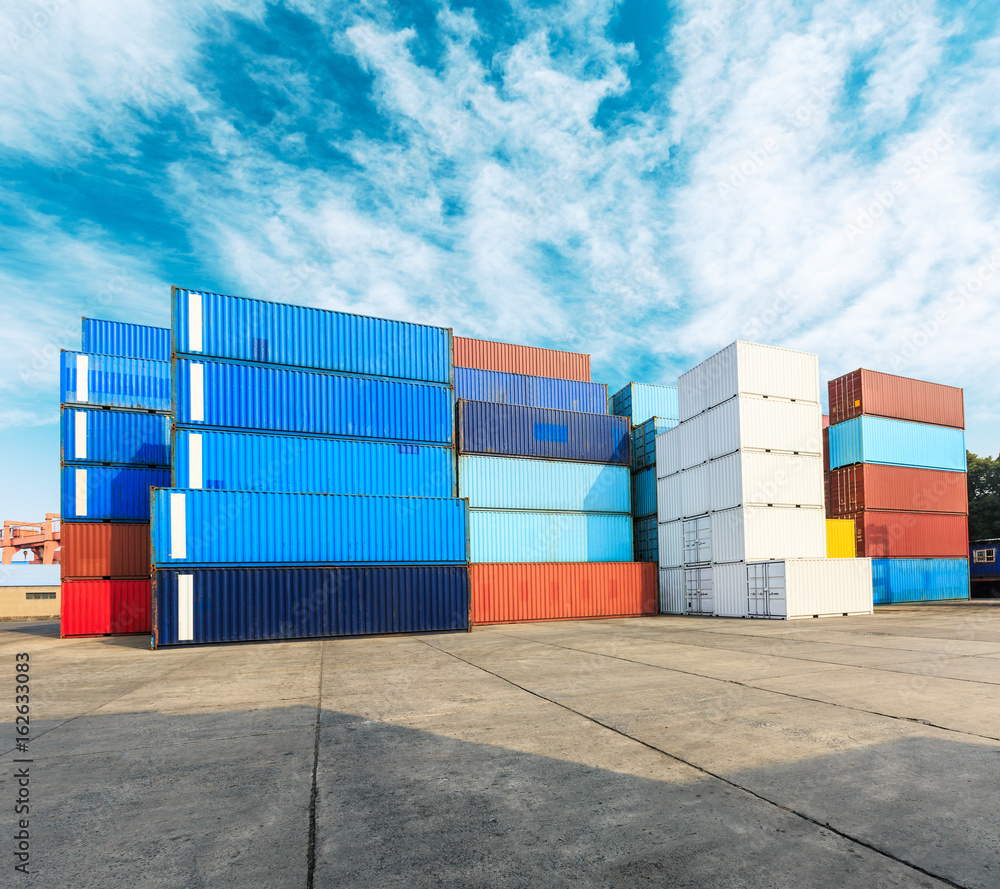 Industrial Container yard for Logistic Import Export business