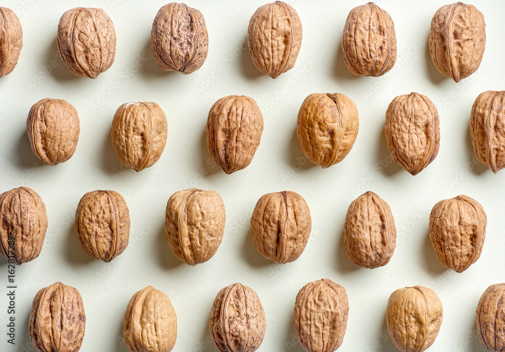 pattern of walnuts