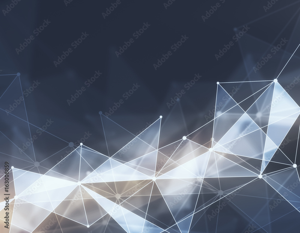 Polygonal backdrop