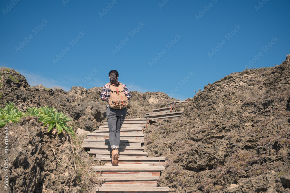 hiker, traveler,adventurer concept