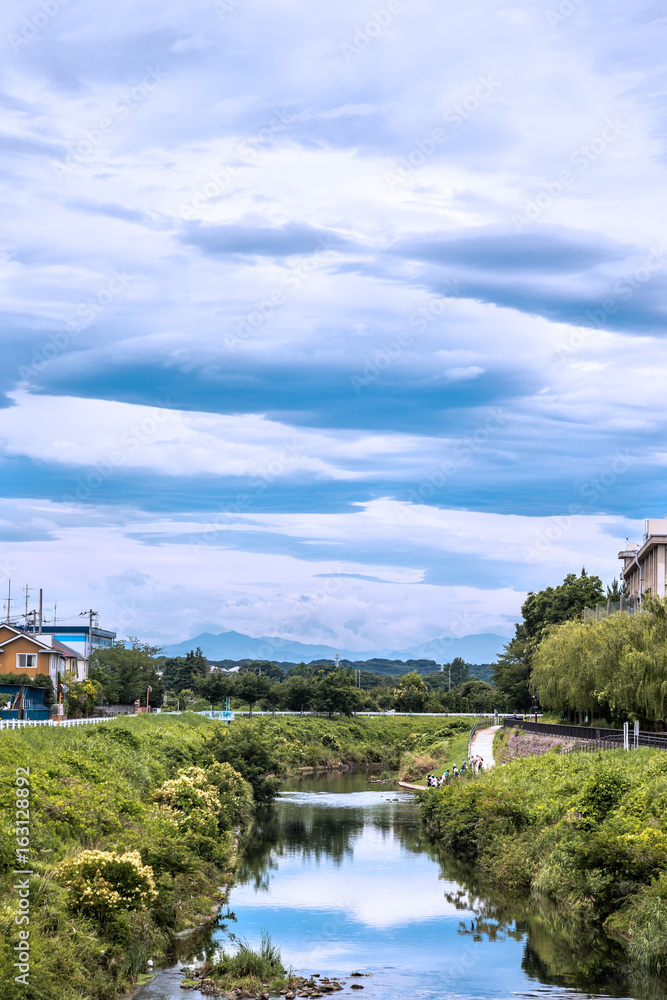 横浜郊外の風景