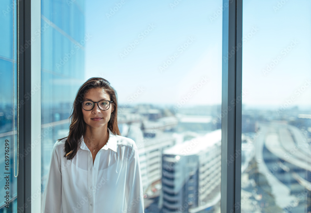 一位女商人的肖像。