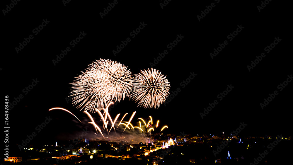 Feuerwerk Kercem auf Gozo