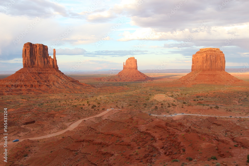 Couché de soleil à Monument Valley