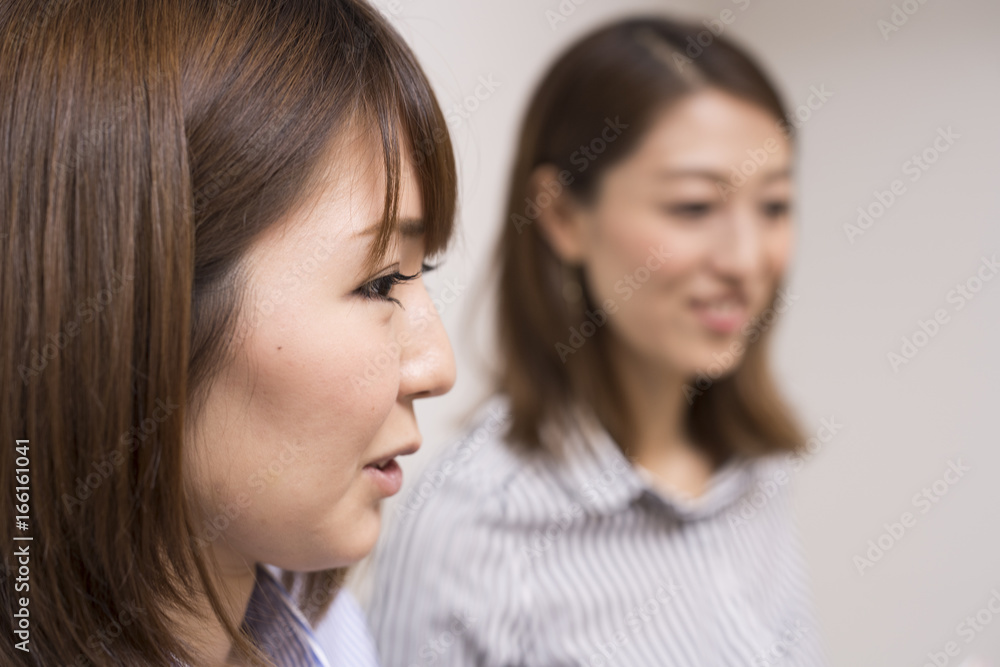 A profile of a working Asian woman