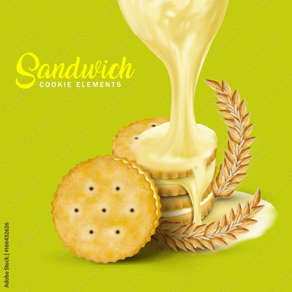 Sandwich cookies elements