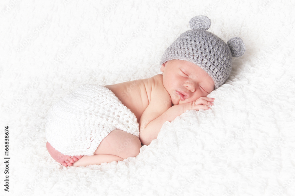 Newborn baby portrait