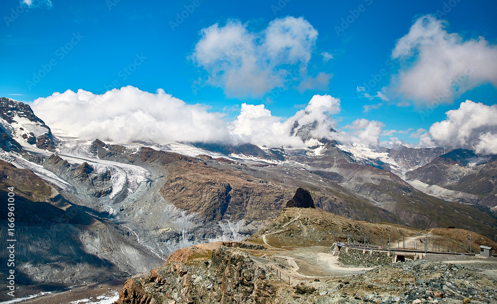 Gornergrat Zermatt，瑞士，瑞士阿尔卑斯山