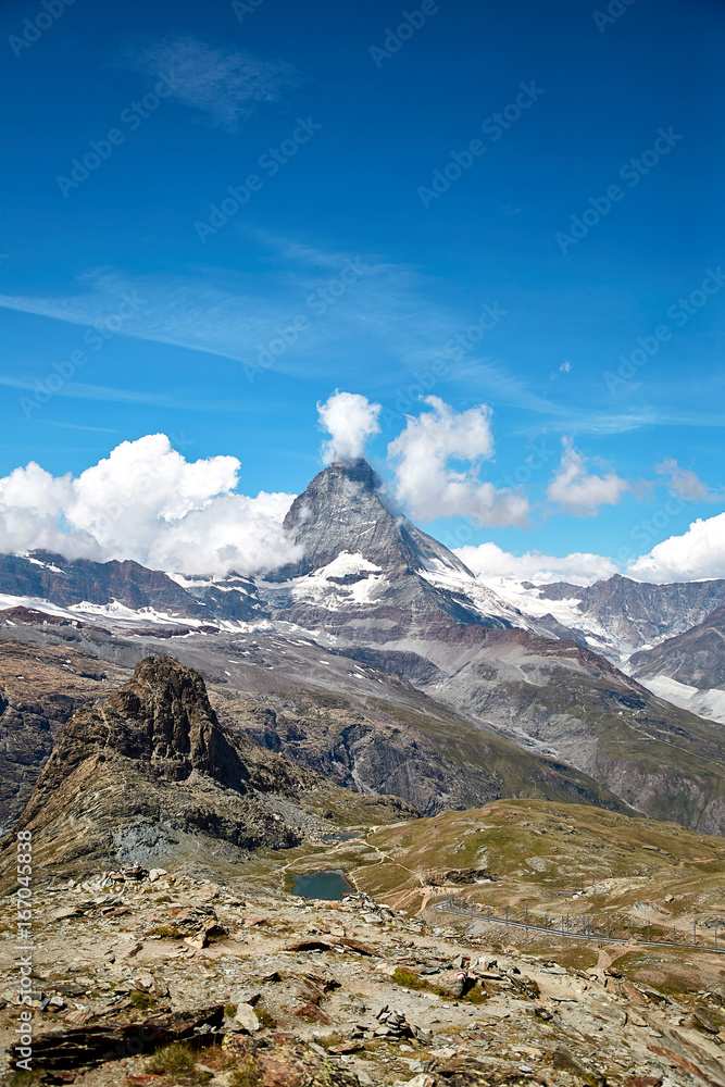 Gornergrat Zermatt，瑞士，马特洪峰