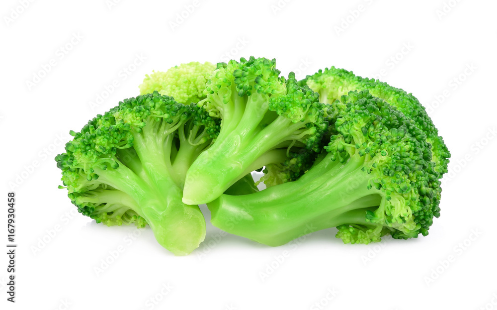 Ripe Block kerry vegetables isolated on white background.