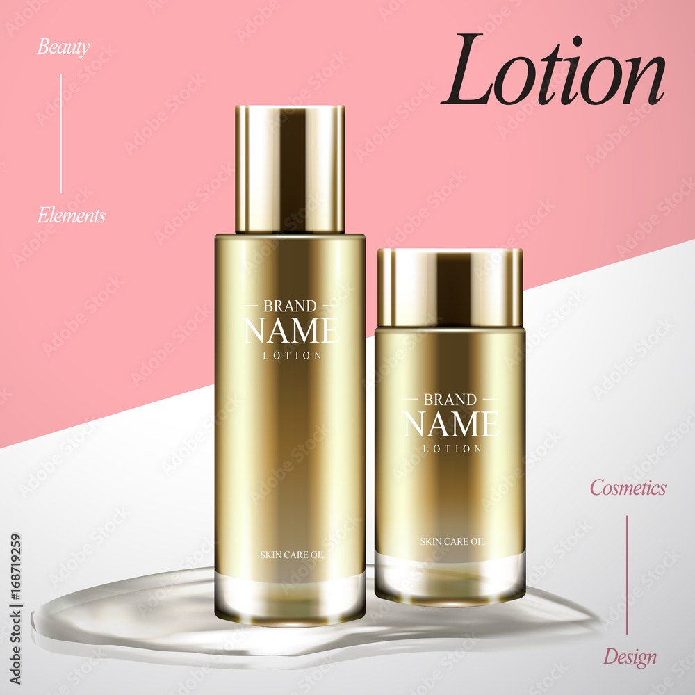 Lotion design elements