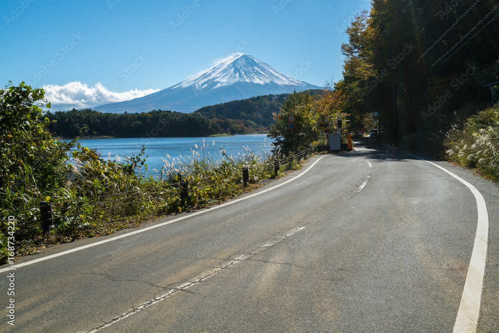 日本富士山和河口湖公路