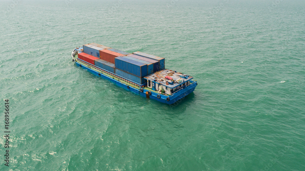 container,container ship in import export and business logistic,By crane,Trade Port , Shipping,cargo