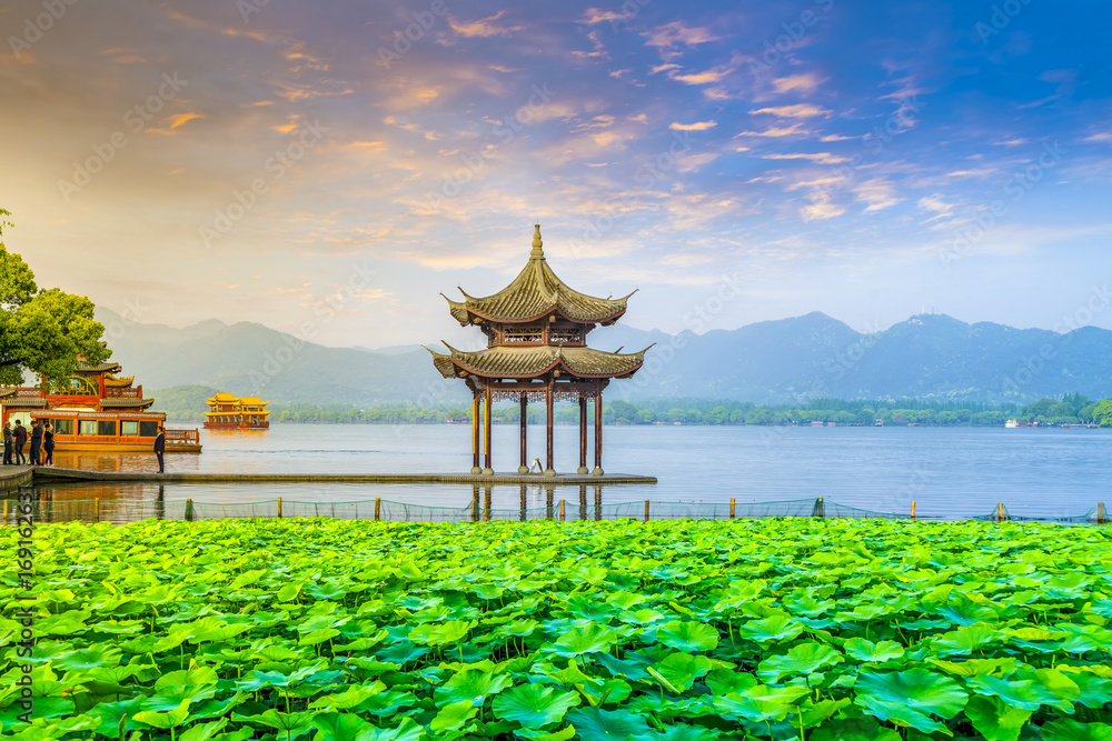 Hangzhou West Lake beautiful landscape scenery