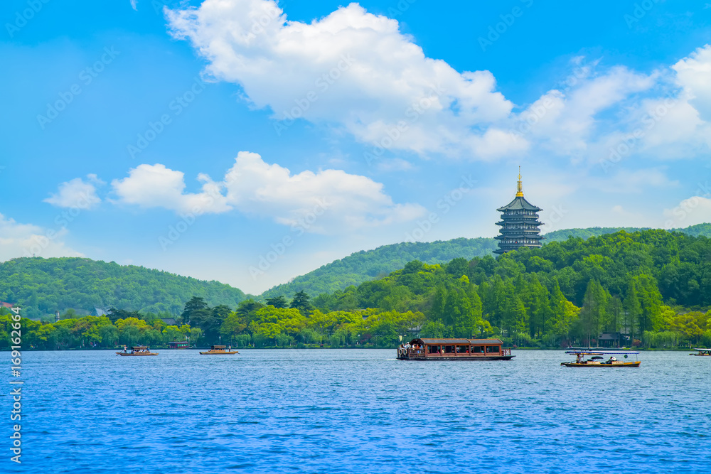 Hangzhou West Lake beautiful landscape scenery