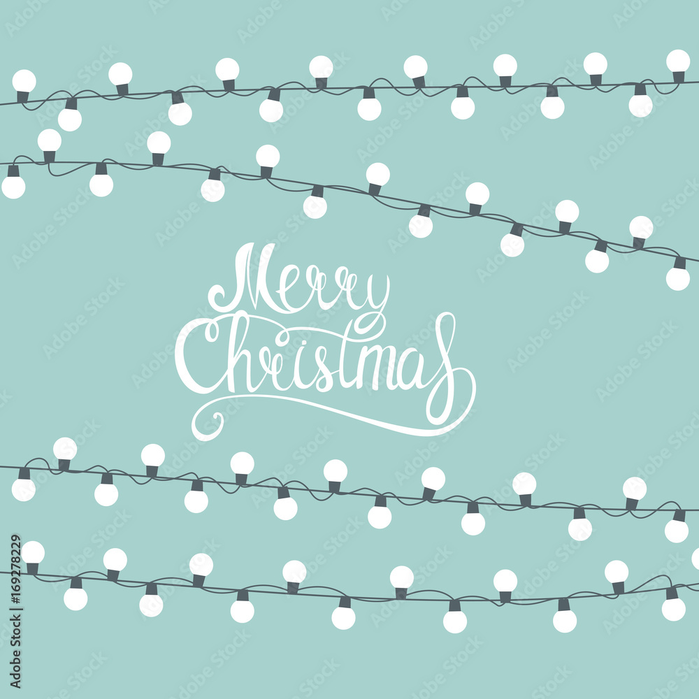 Merry Christmas and New Year Background. Vector Illustration