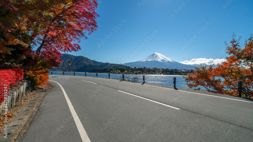 富士山秋色，日本