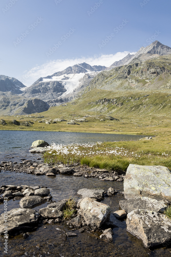 Lago Bianco，Engadin，瑞士