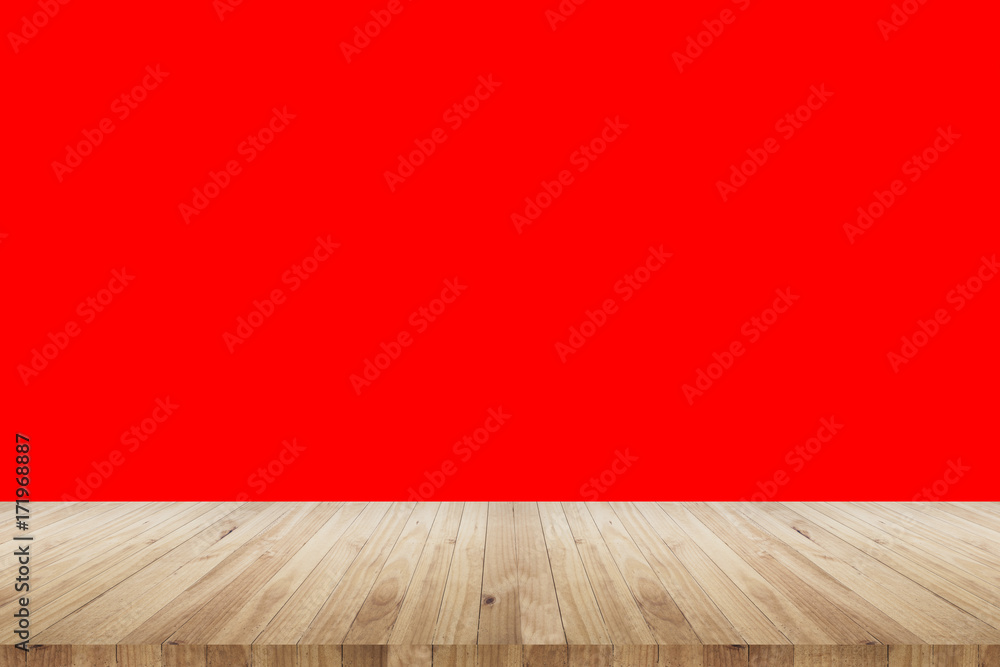 Wood and colored background