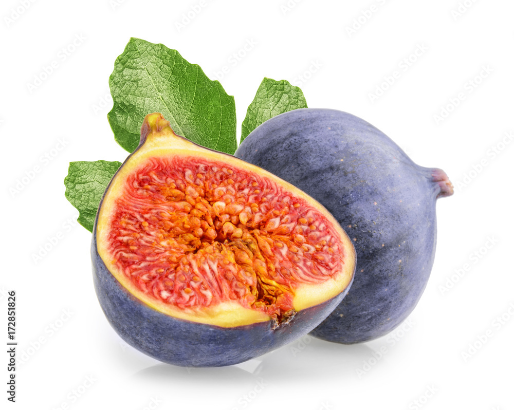 Fig fruit isolated on white background