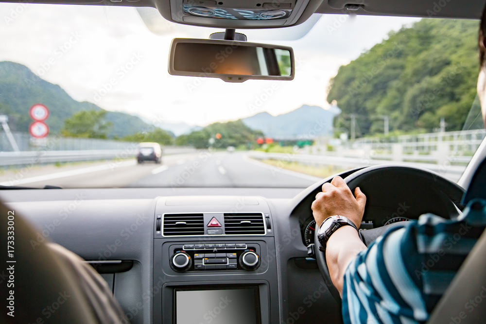 運転席からの風景