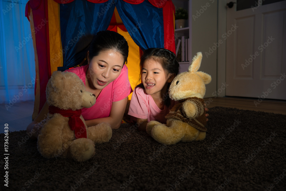 attractive housewife speaking story for teddy