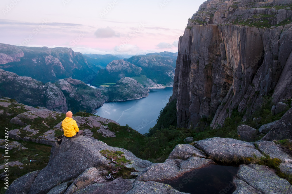 Misty morning on Preikestolen