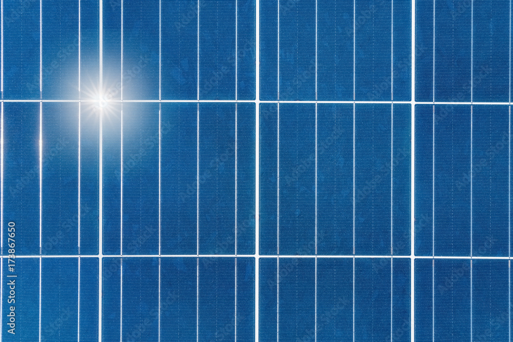 solar energy panel closeup